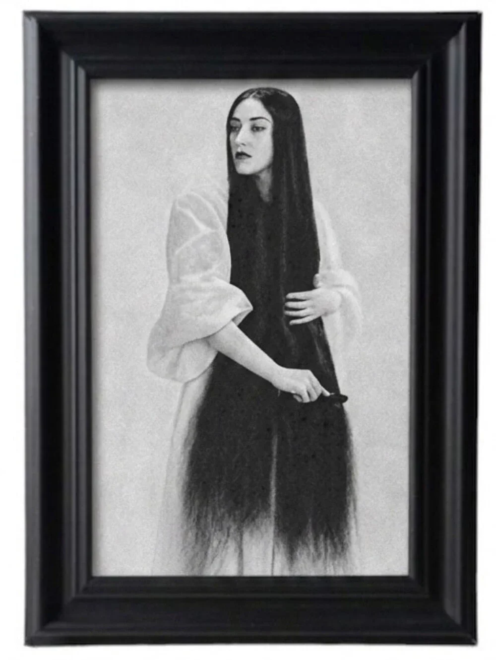 Beautiful VIctorian Era Woman Famous for their long hair Hair Style Beauty Art